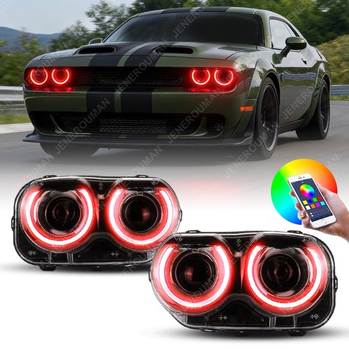 Pair headlights rgb - pair, drl