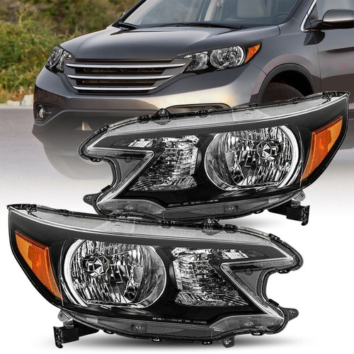Black headlights assembly - black,