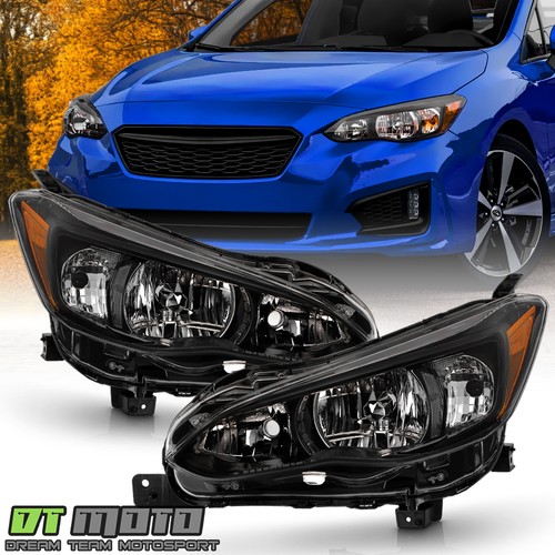 Jdm black halogen headlights - black,