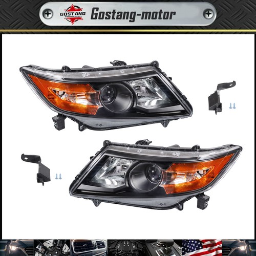 Headlights black for honda - headlights,